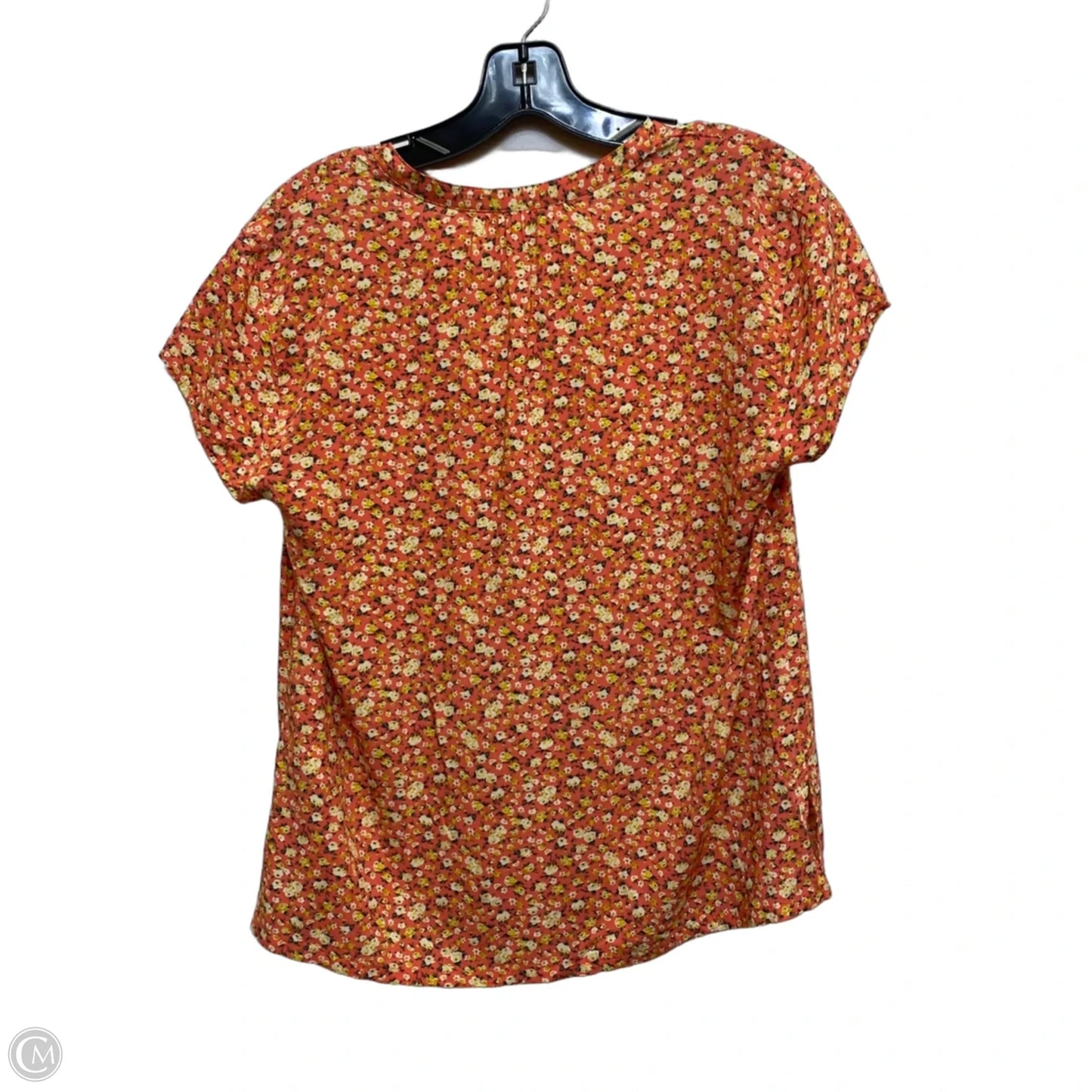 Top Sleeveless By Old Navy In Orange & Yellow, Size: S