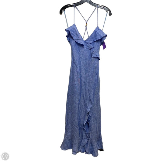 Dress Casual Maxi By Zara In Blue, Size: Xs