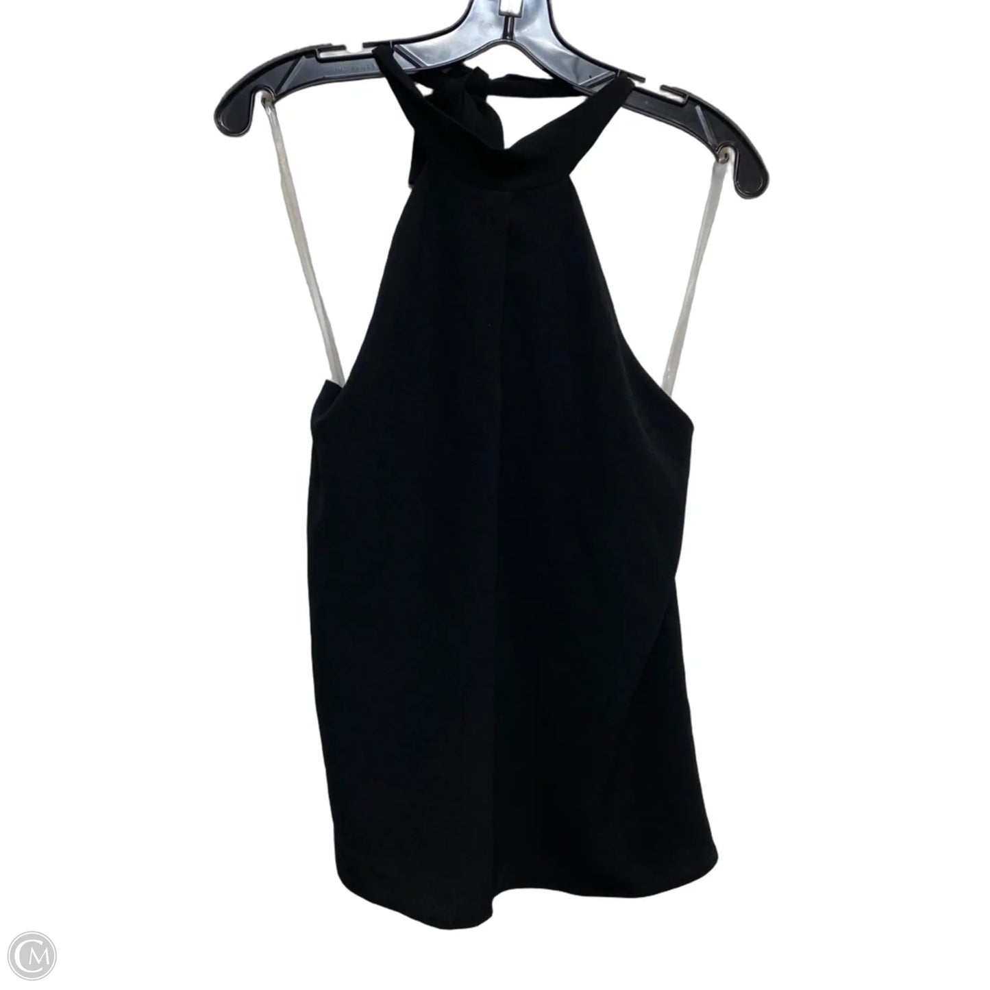 Top Sleeveless By Tyche In Black, Size: S
