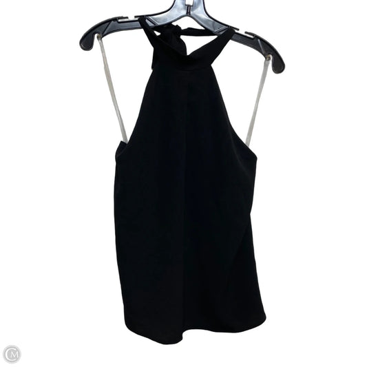 Top Sleeveless By Tyche In Black, Size: S