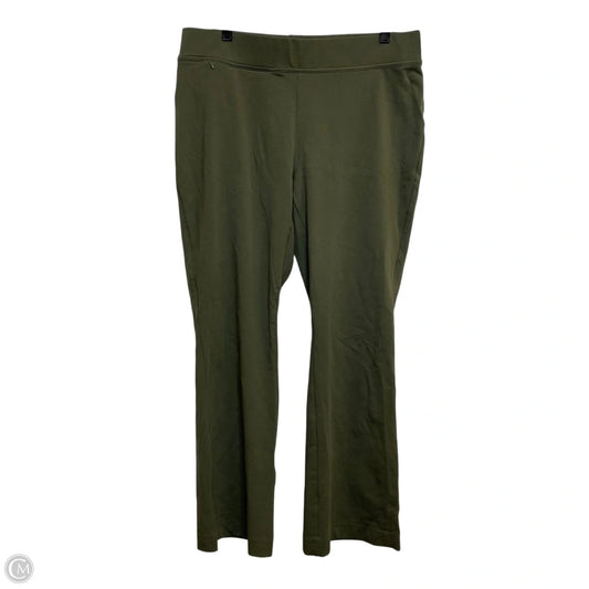 Athletic Pants By Lands End In Green, Size: L