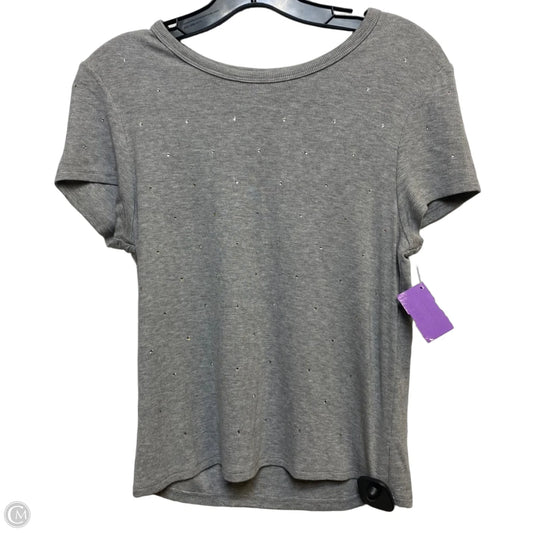 Top Short Sleeve By Joie In Grey, Size: M