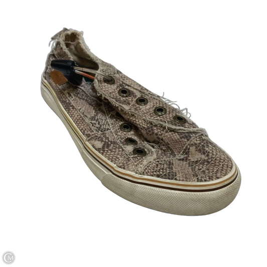 Shoes Flats By Blowfish In Snakeskin Print, Size: 8