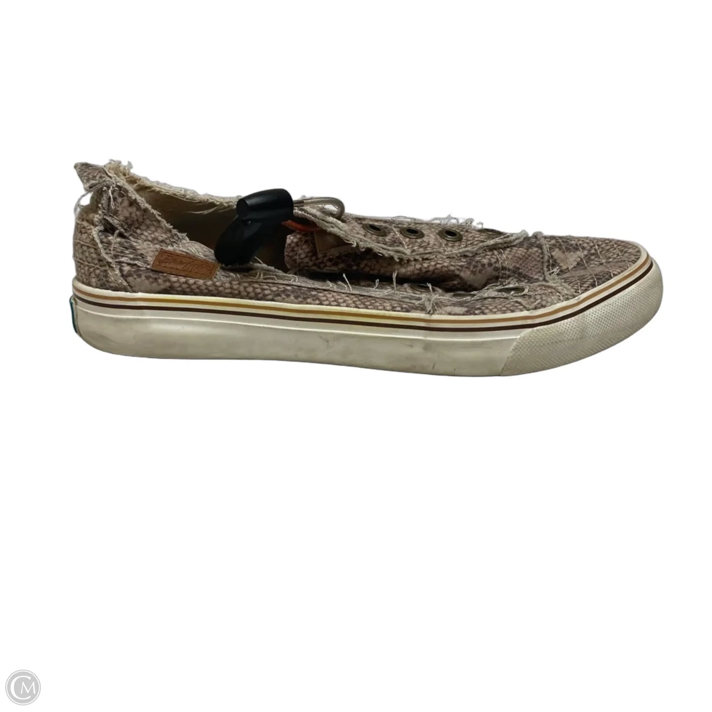 Shoes Flats By Blowfish In Snakeskin Print, Size: 8