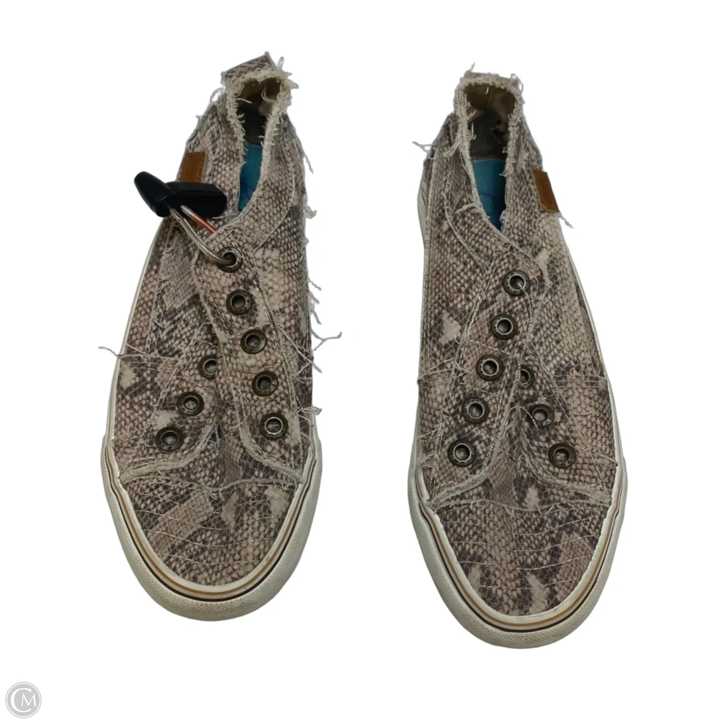 Shoes Flats By Blowfish In Snakeskin Print, Size: 8