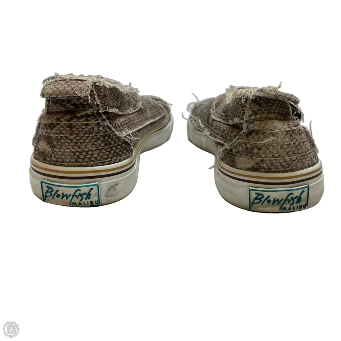 Shoes Flats By Blowfish In Snakeskin Print, Size: 8