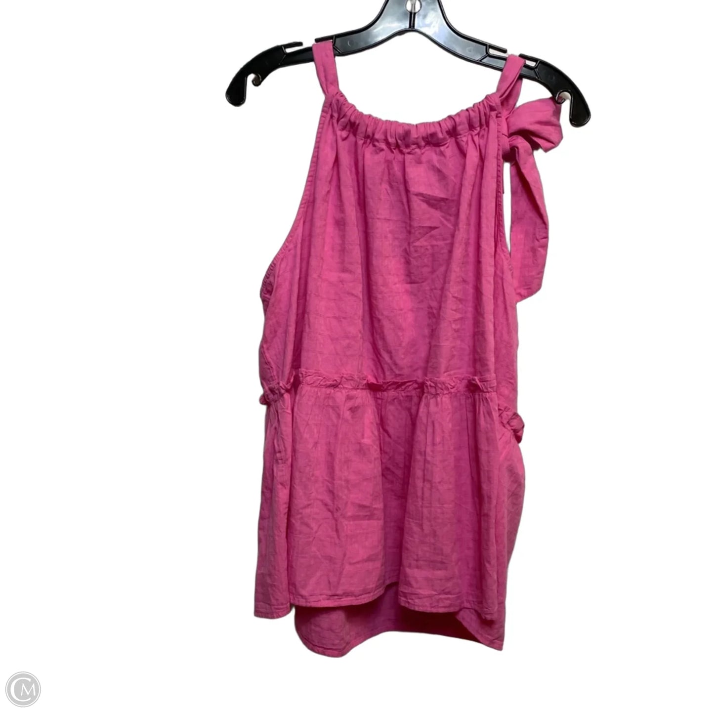 Top Sleeveless By Crown And Ivy In Pink, Size: 2x