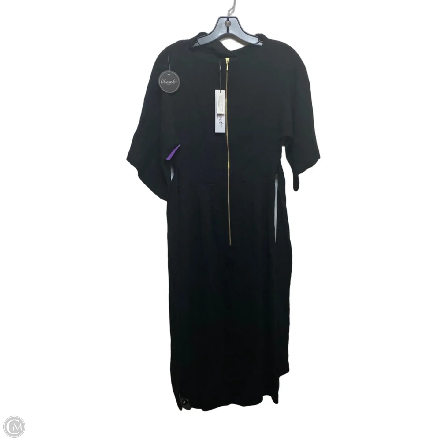 Dress Casual Midi By Cmc In Black, Size: S