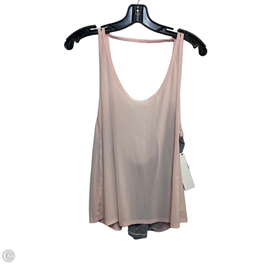 Athletic Tank Top By Lululemon In Grey & Pink, Size: S
