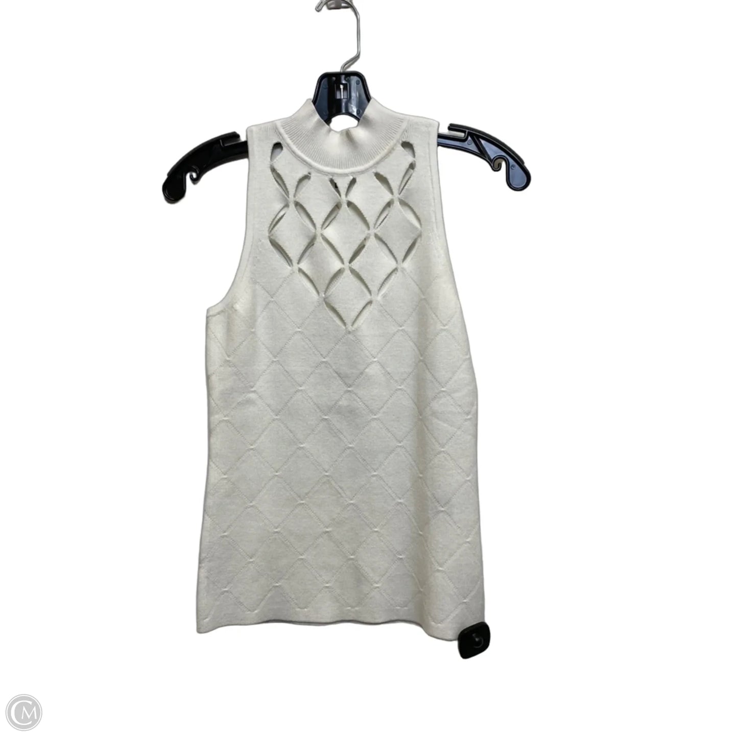 Top Sleeveless By White House Black Market In Cream, Size: Xs