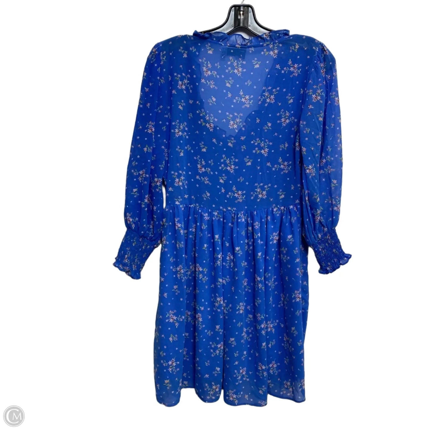 Dress Casual Short By Asos In Blue, Size: S