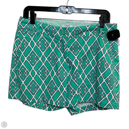 Shorts By Crown And Ivy In Green & White, Size: 2