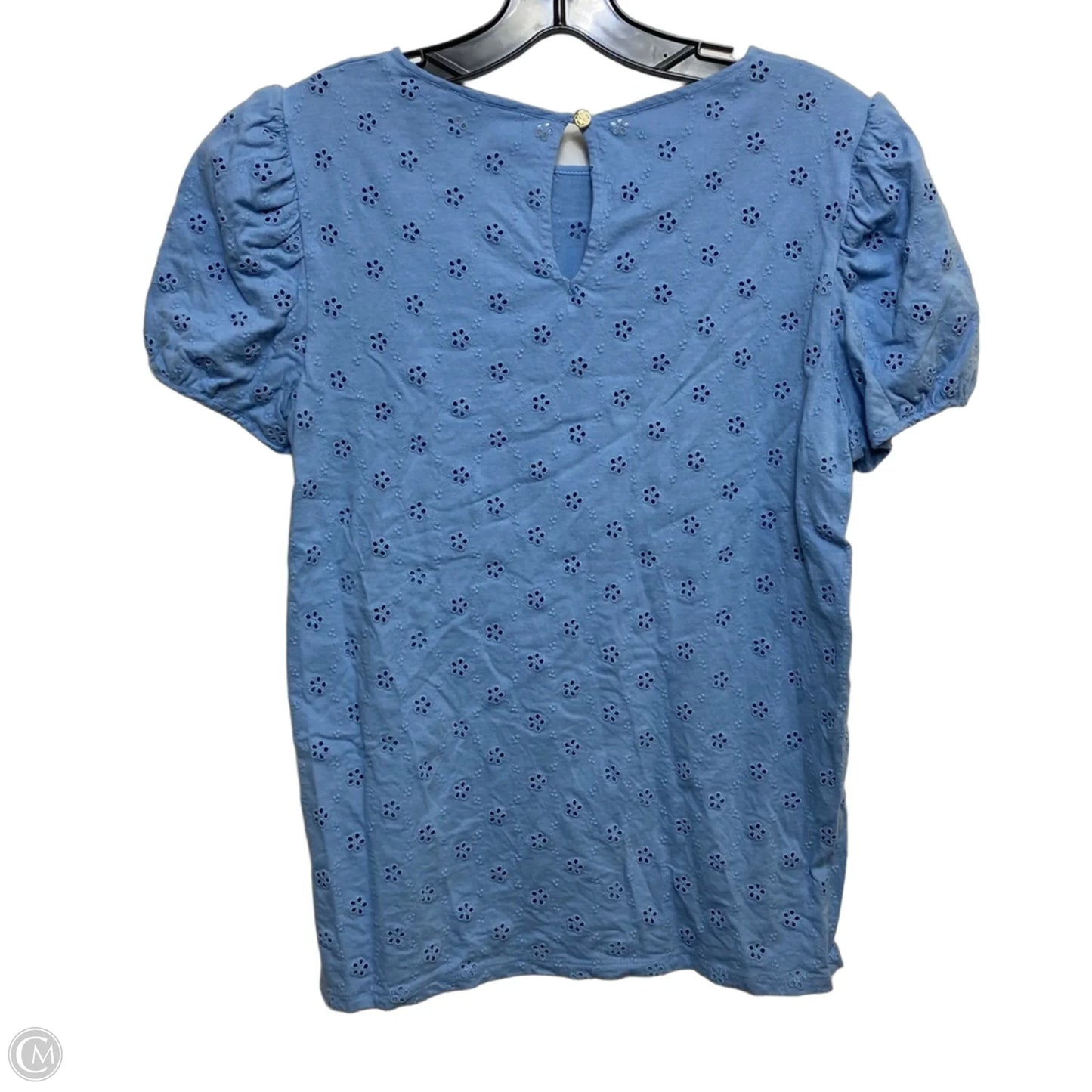 Top Short Sleeve By Draper James In Blue, Size: S