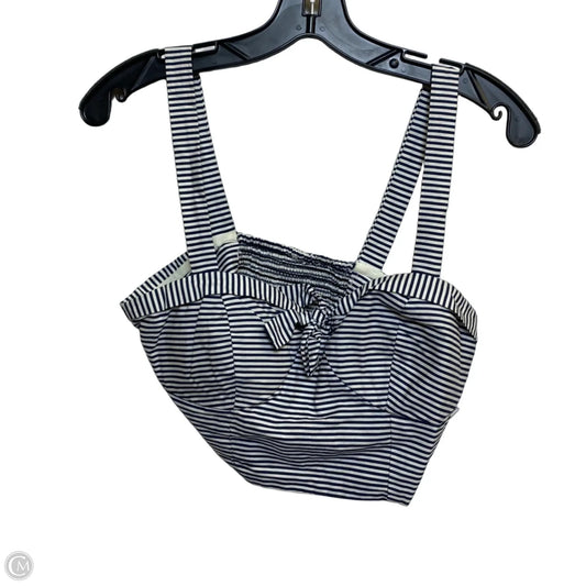 Top Sleeveless By Coincidence & Chance In Blue & White, Size: S