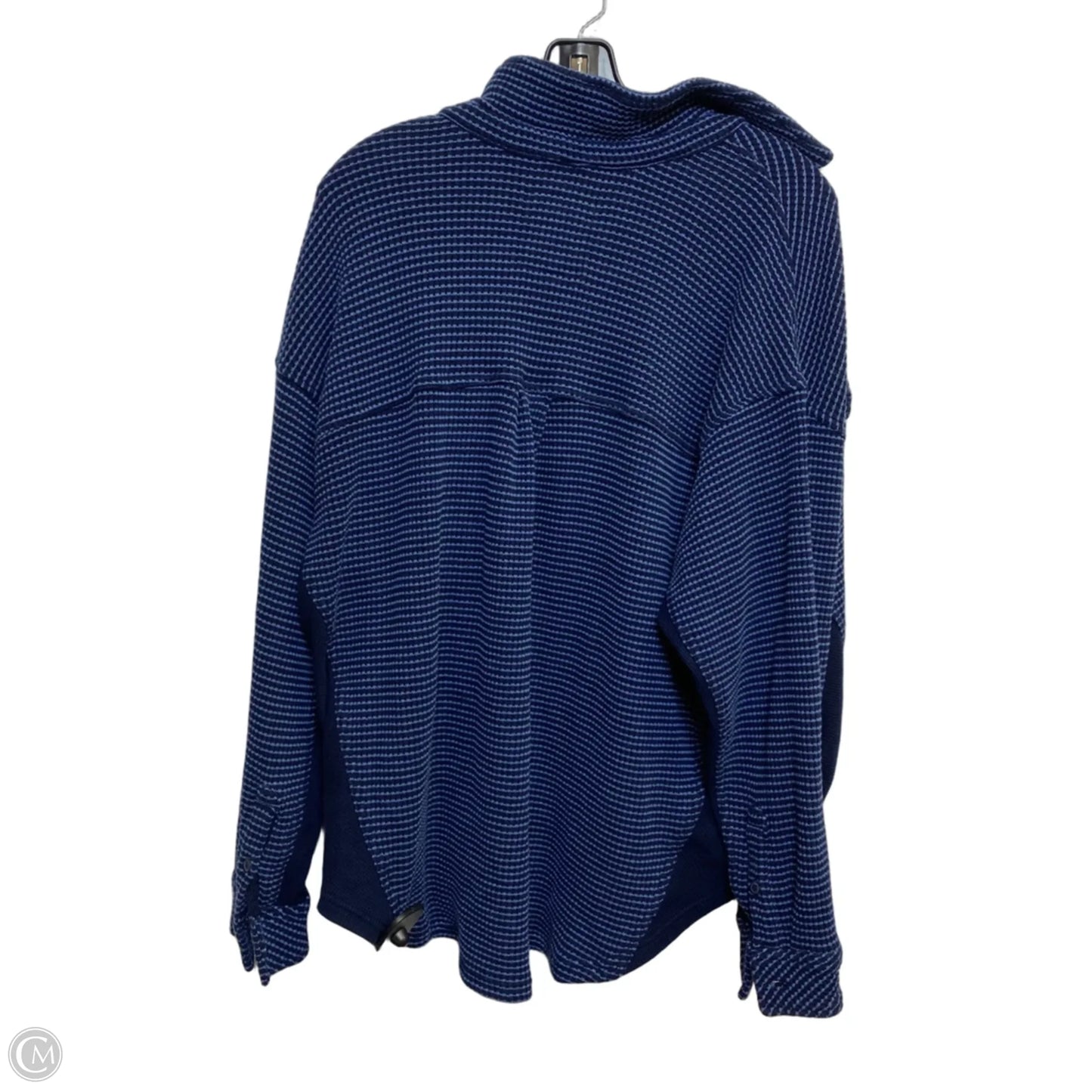 Top Long Sleeve By Aerie In Blue, Size: S
