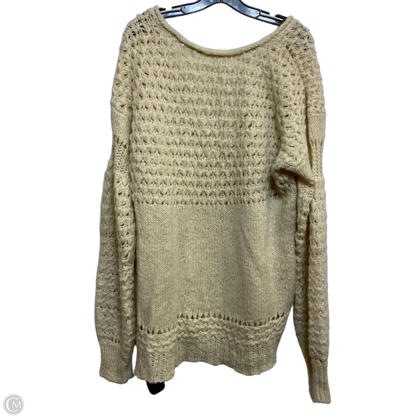 Sweater By Free People In Cream, Size: L