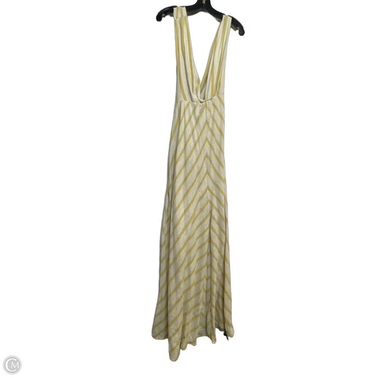 Jumpsuit By Free People In Cream & Yellow, Size: L