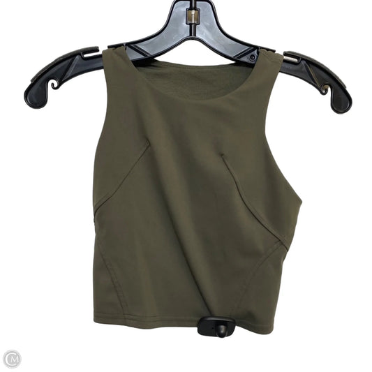 Athletic Tank Top By Lululemon In Green, Size: Xs