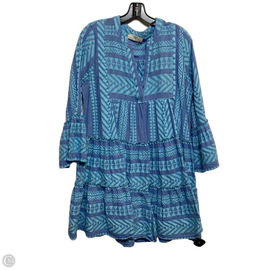 Dress Casual Short By Devotion Twins In Blue, Size: M
