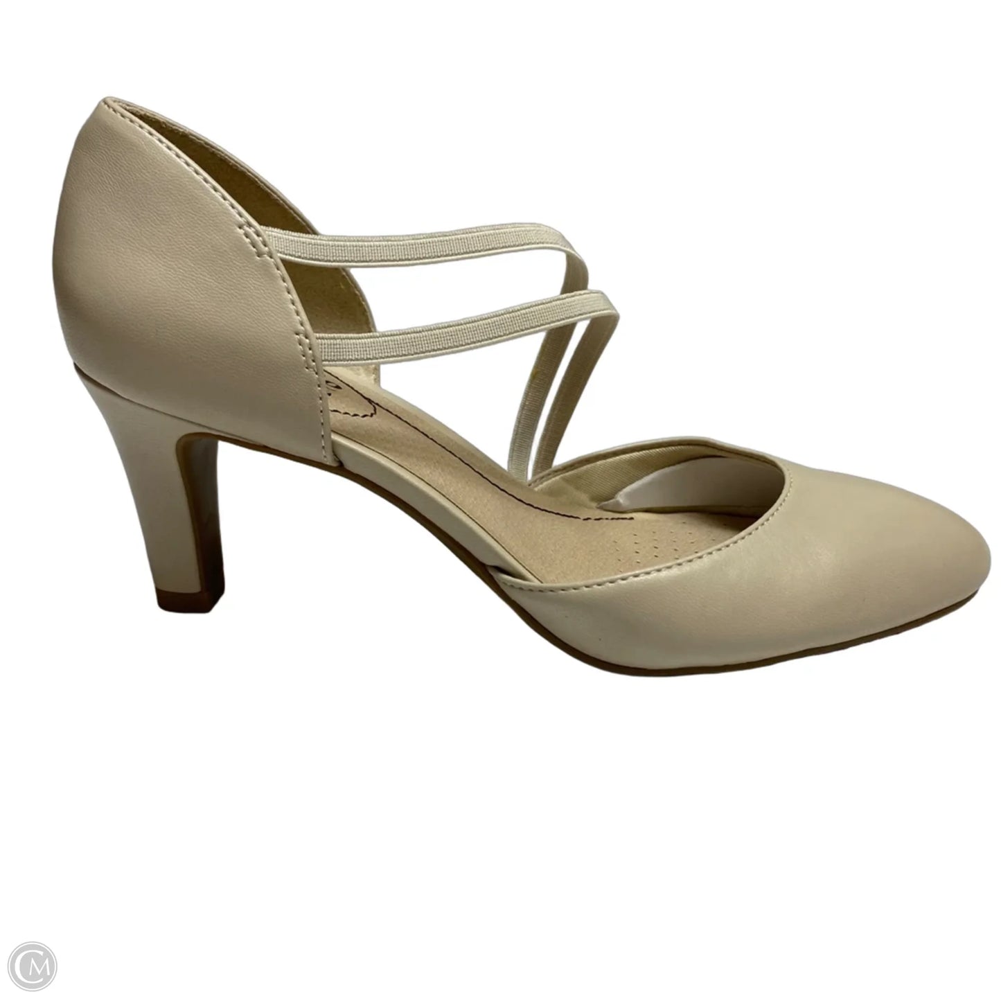 Shoes Heels Kitten By Life Stride In Cream, Size: 8