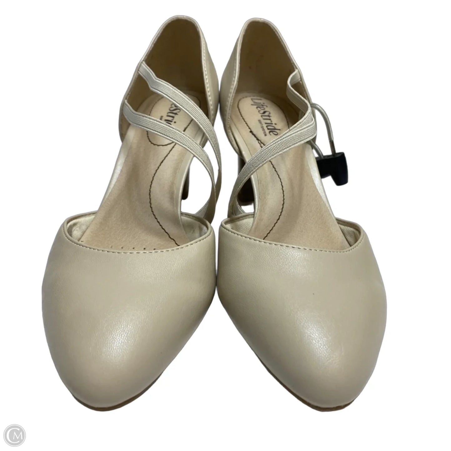 Shoes Heels Kitten By Life Stride In Cream, Size: 8