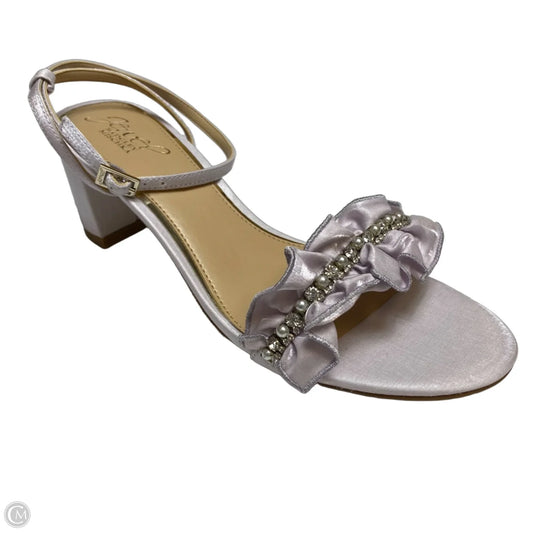 Sandals Designer By Badgley Mischka In Purple, Size: 8