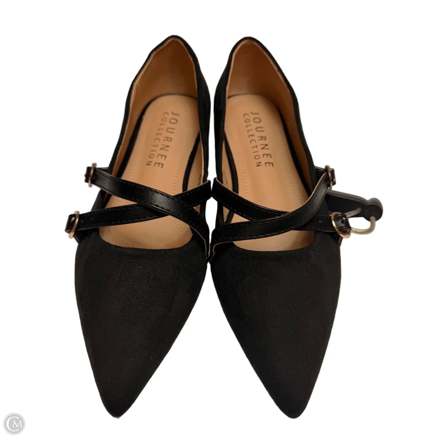 Shoes Flats By Journee In Black, Size: 6