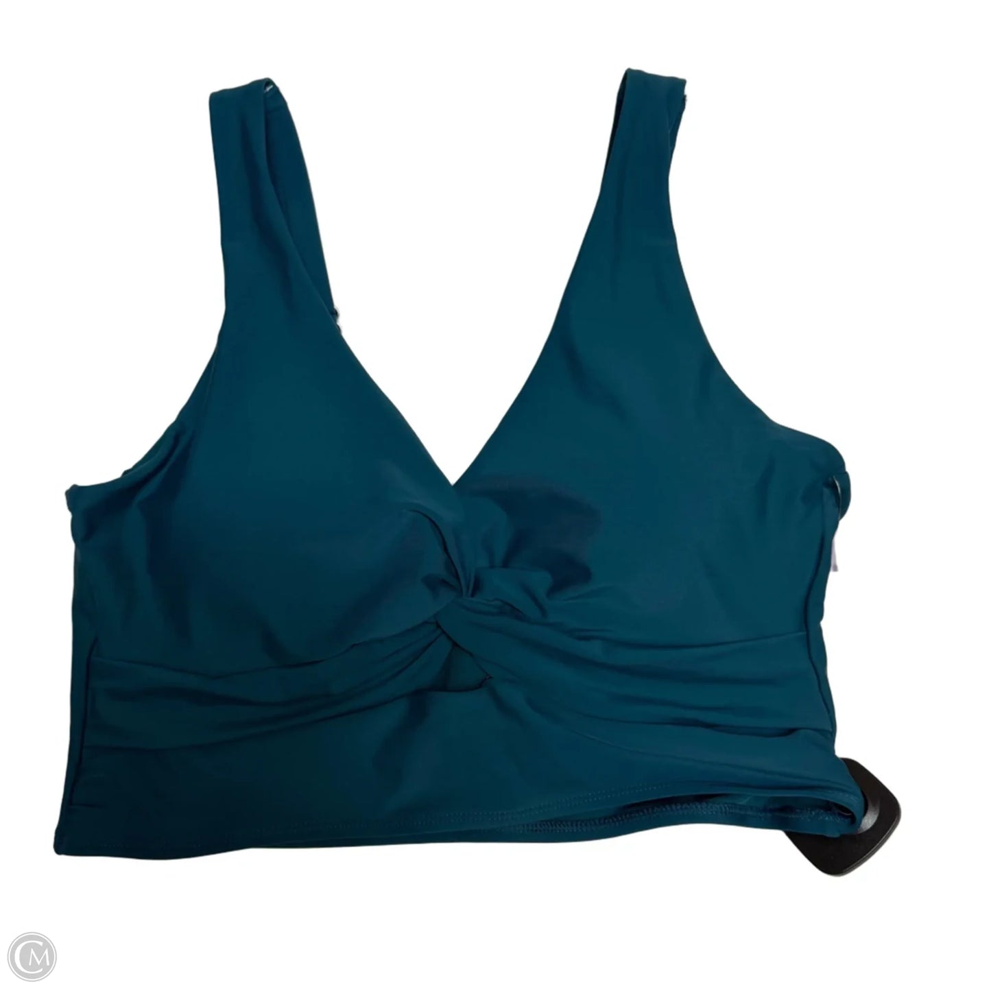 Swimsuit Top By Clothes Mentor In Green, Size: L