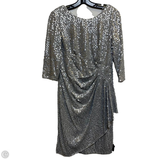 Dress Party Short By Alex Evenings In Grey, Size: M