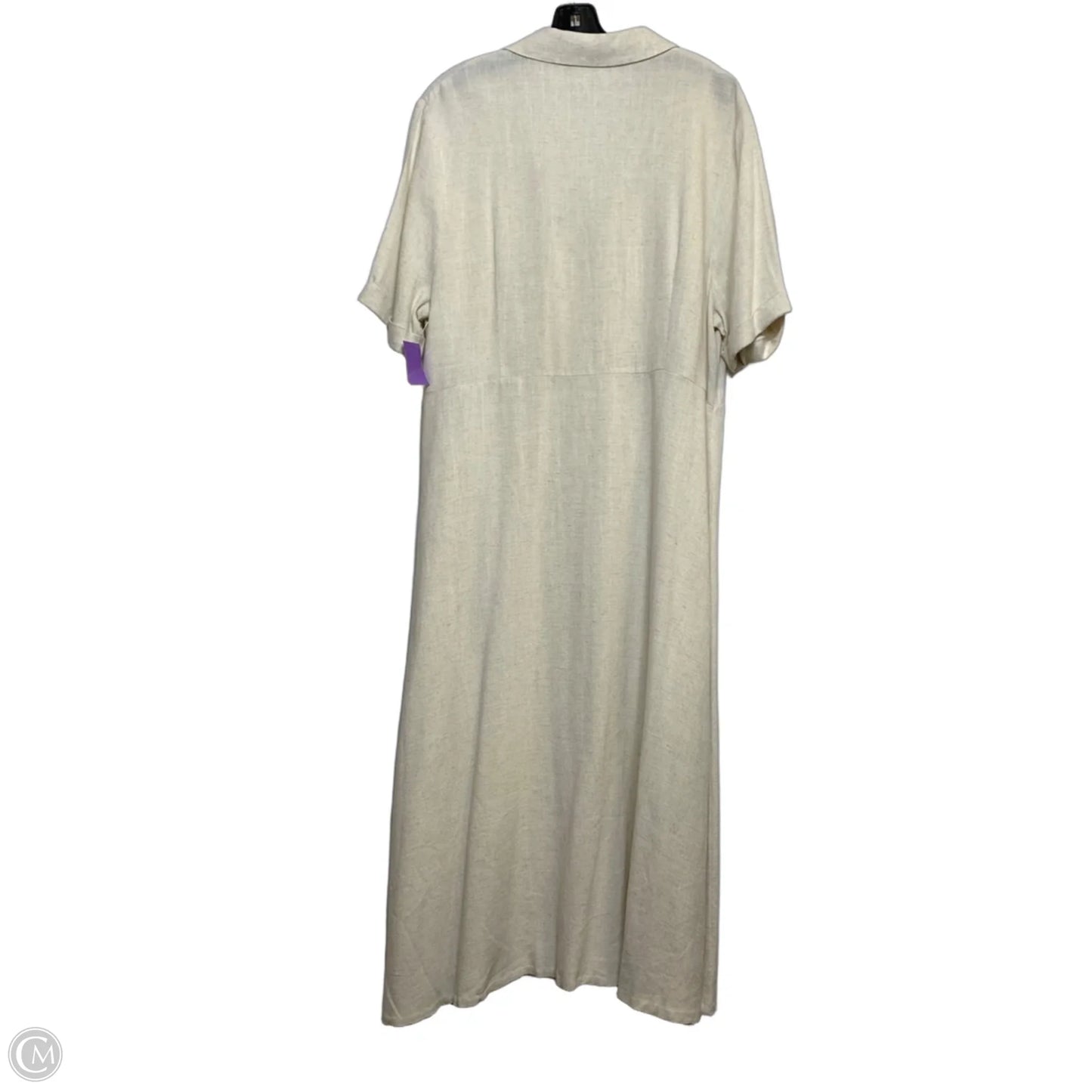 Dress Casual Maxi By Primark In Cream, Size: L