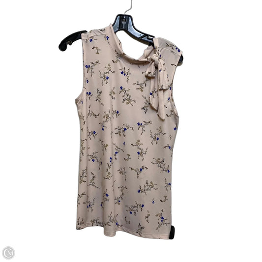 Top Sleeveless By Ann Taylor In Pink, Size: S