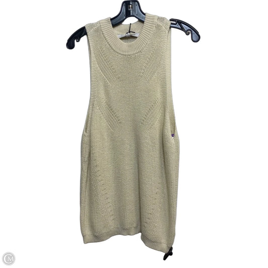 Top Sleeveless Designer By Joes Jeans In Cream, Size: L