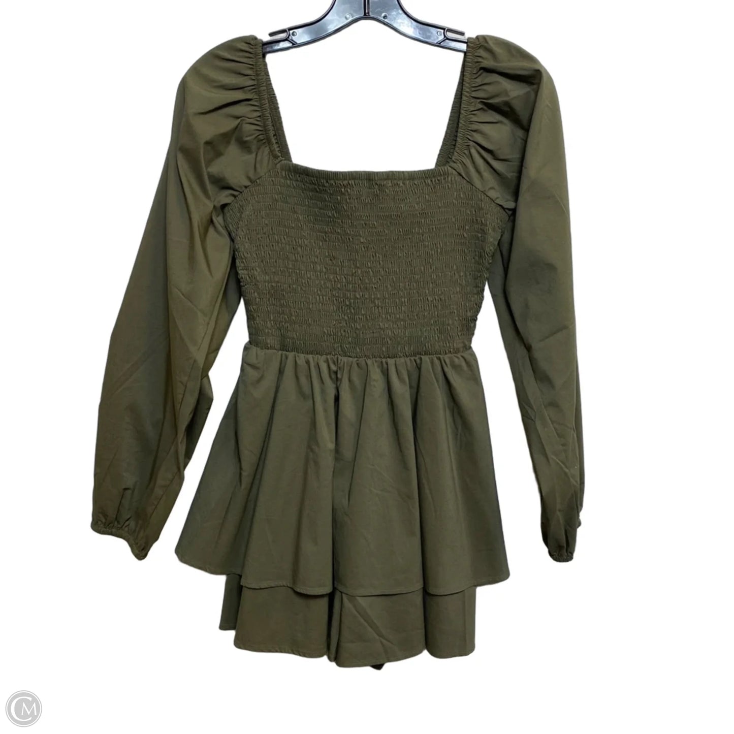Romper By Express In Green, Size: Xs