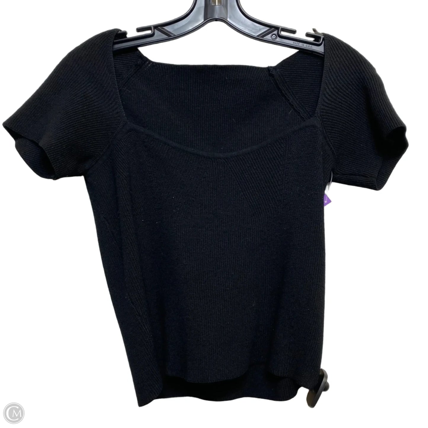 Top Short Sleeve By Dazy In Black, Size: Xl