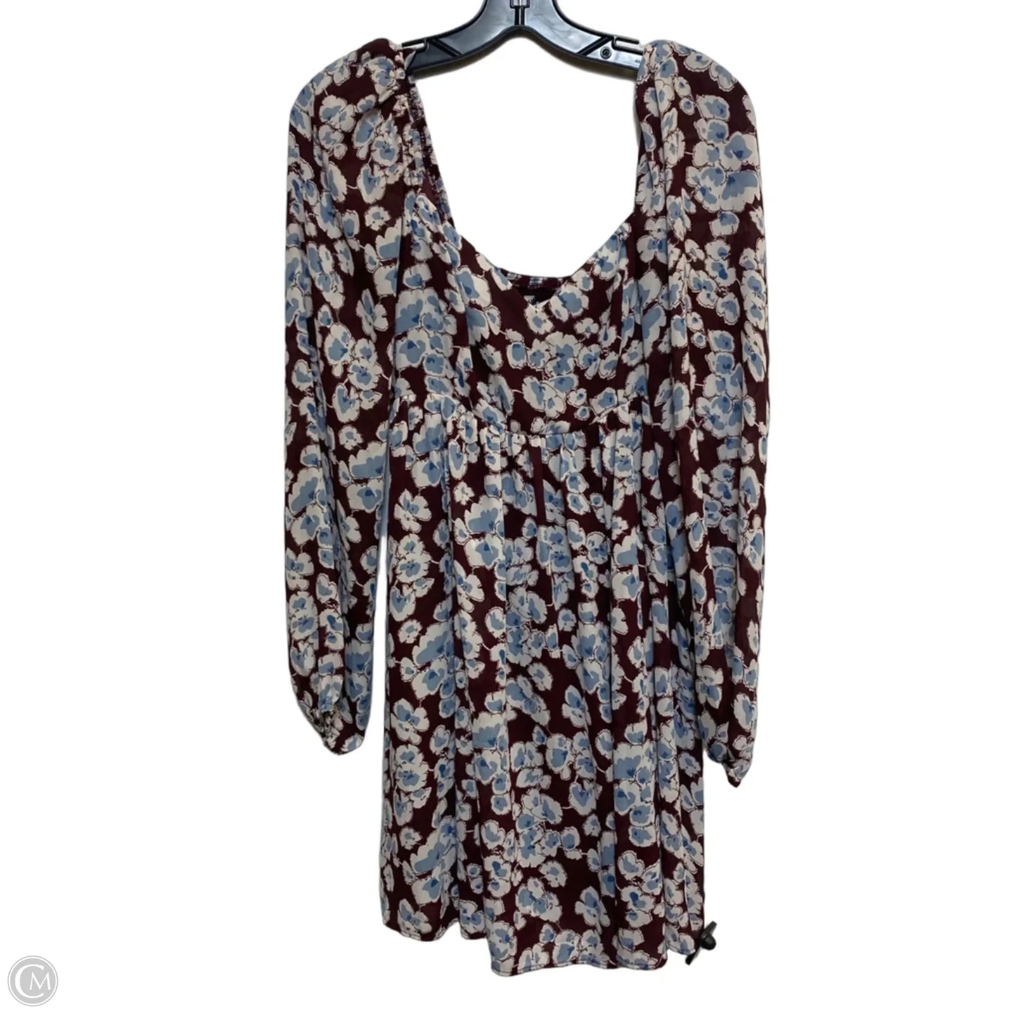 Dress Casual Short By Abercrombie And Fitch In Cream & Red, Size: M