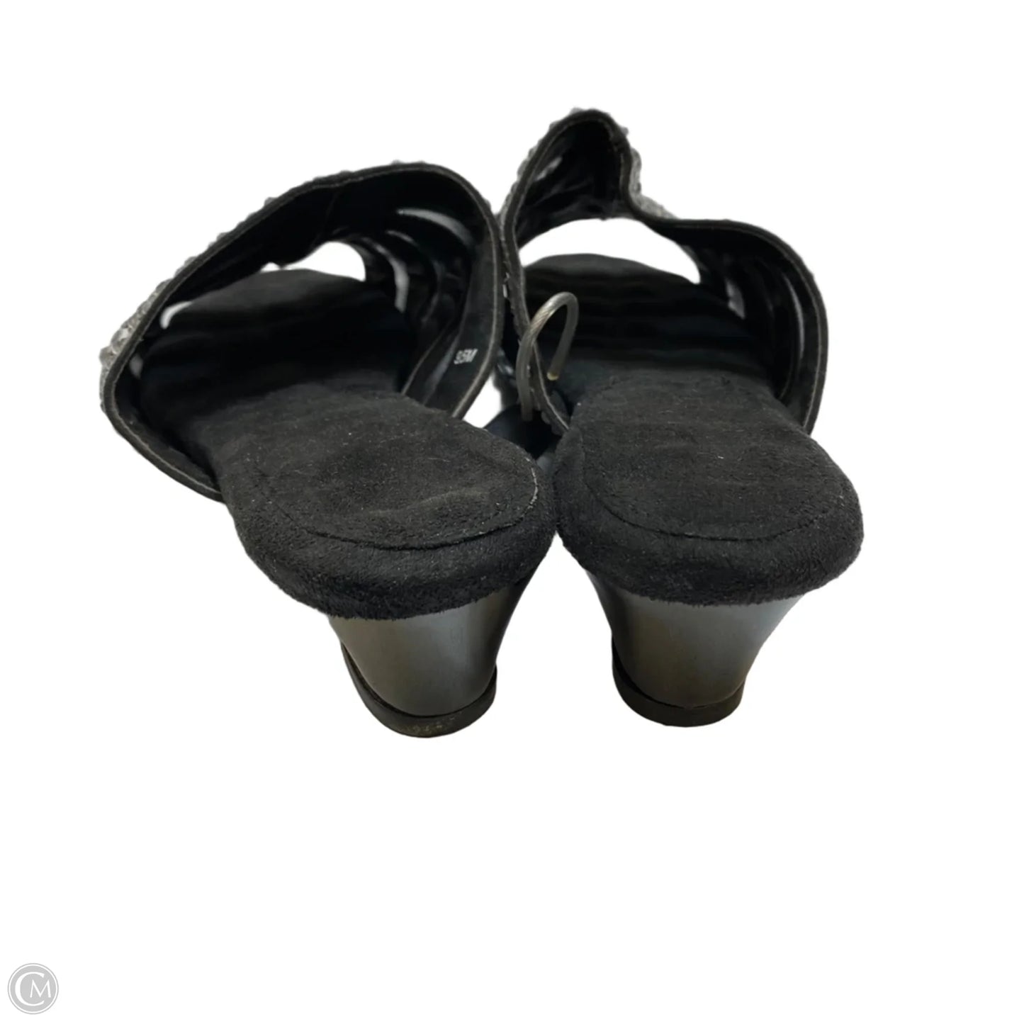 Sandals Heels Wedge By Boyce Joan In Black, Size: 9.5