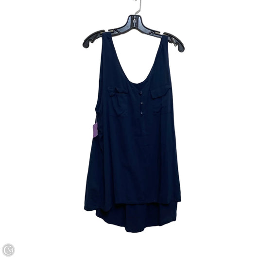 Top Sleeveless By Torrid In Navy, Size: 2x