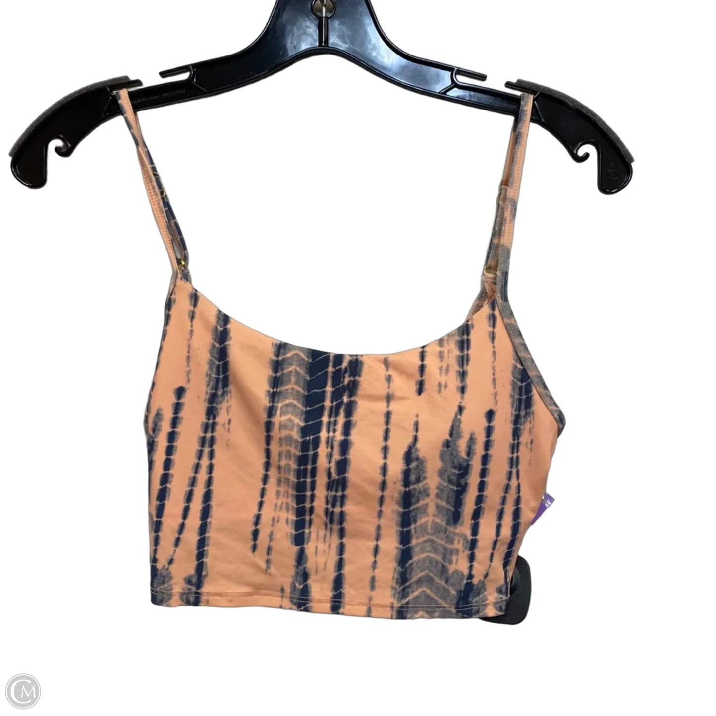 Swimsuit Top By Eidon In Grey & Orange, Size: S