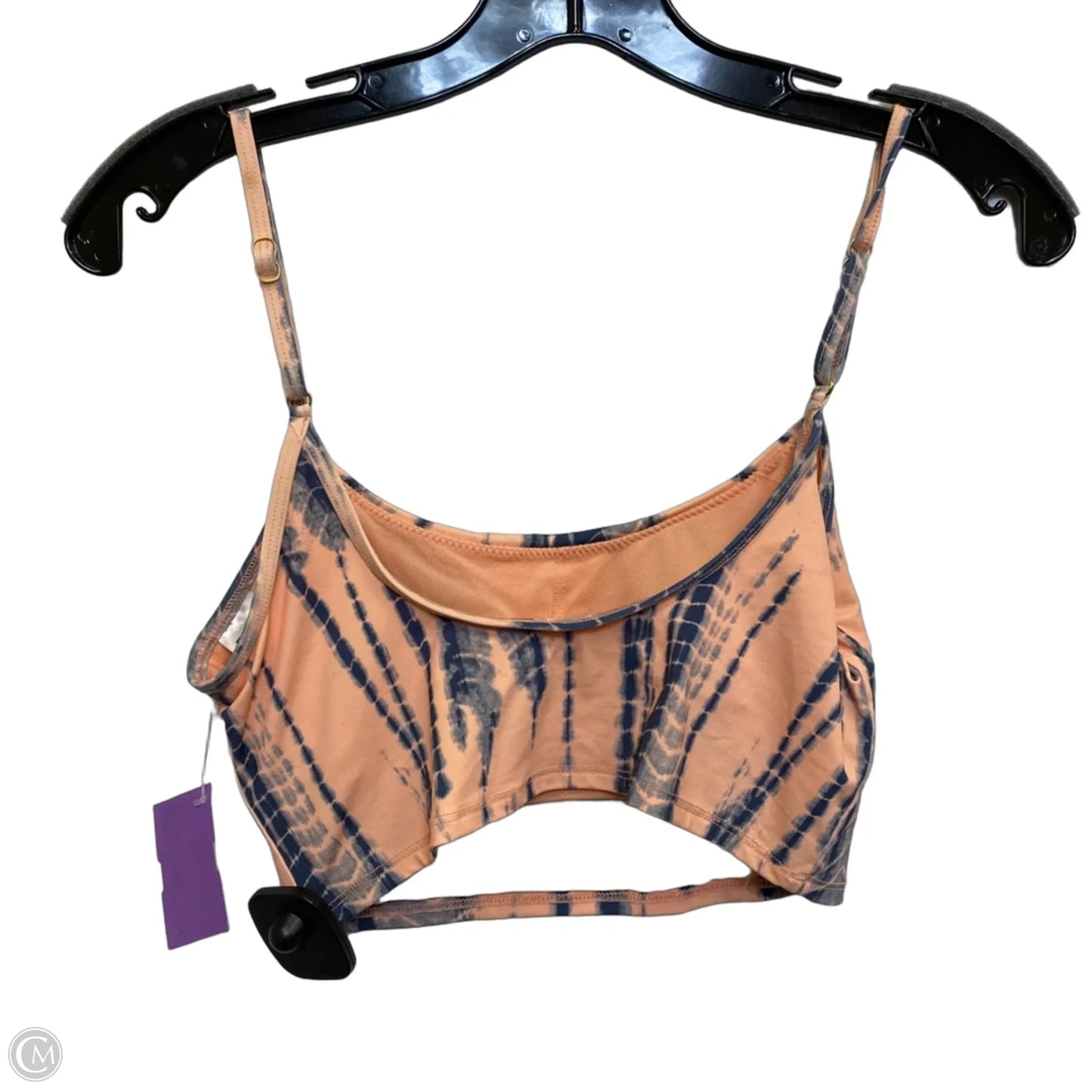 Swimsuit Top By Eidon In Grey & Orange, Size: S