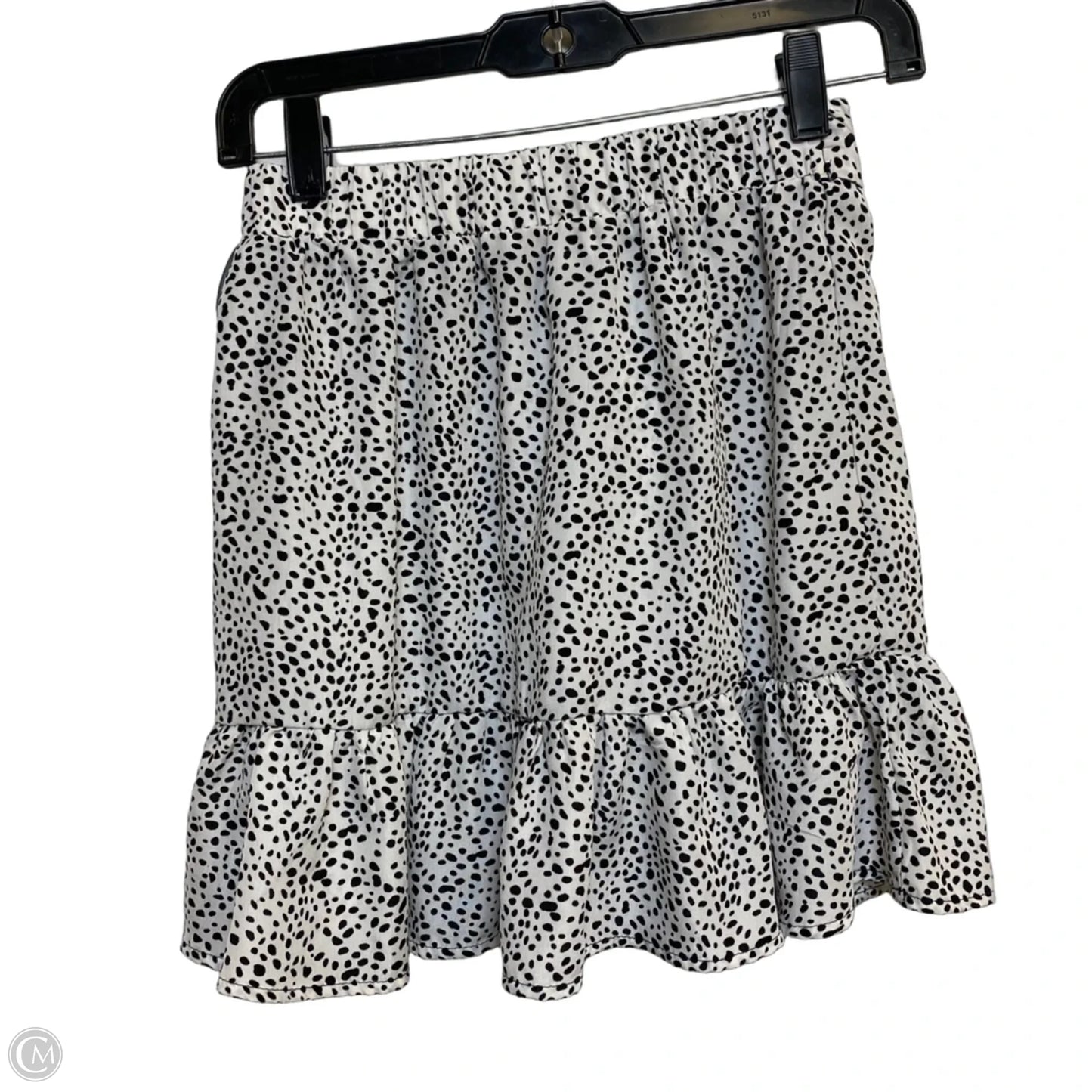 Skirt Mini & Short By Shein In Black & White, Size: Xs