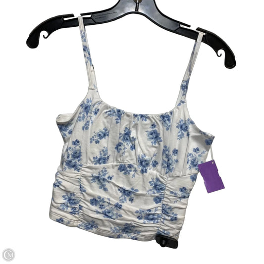 Tank Top By Hollister In Blue & White, Size: S