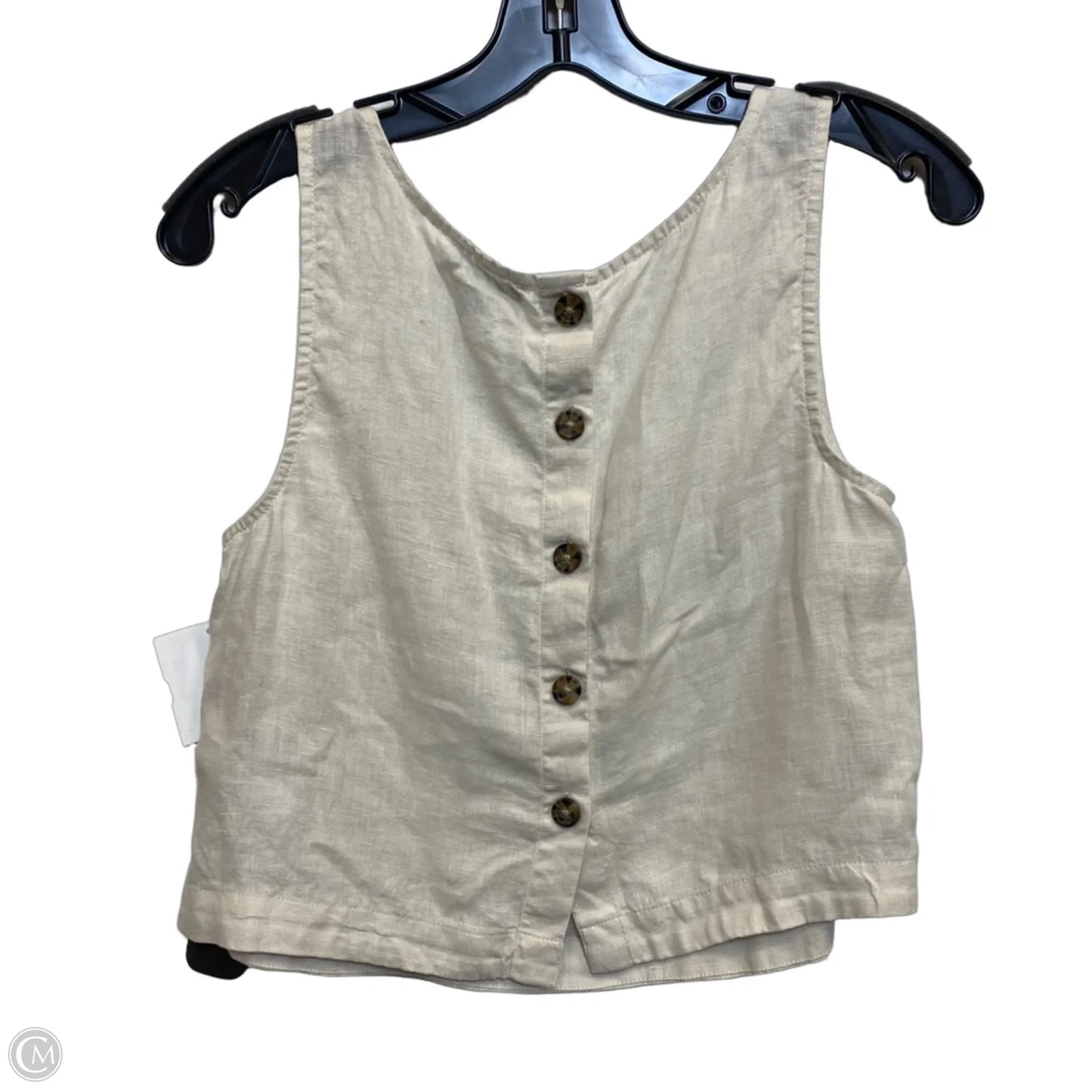 Top Sleeveless By J. Crew In Cream, Size: Xs