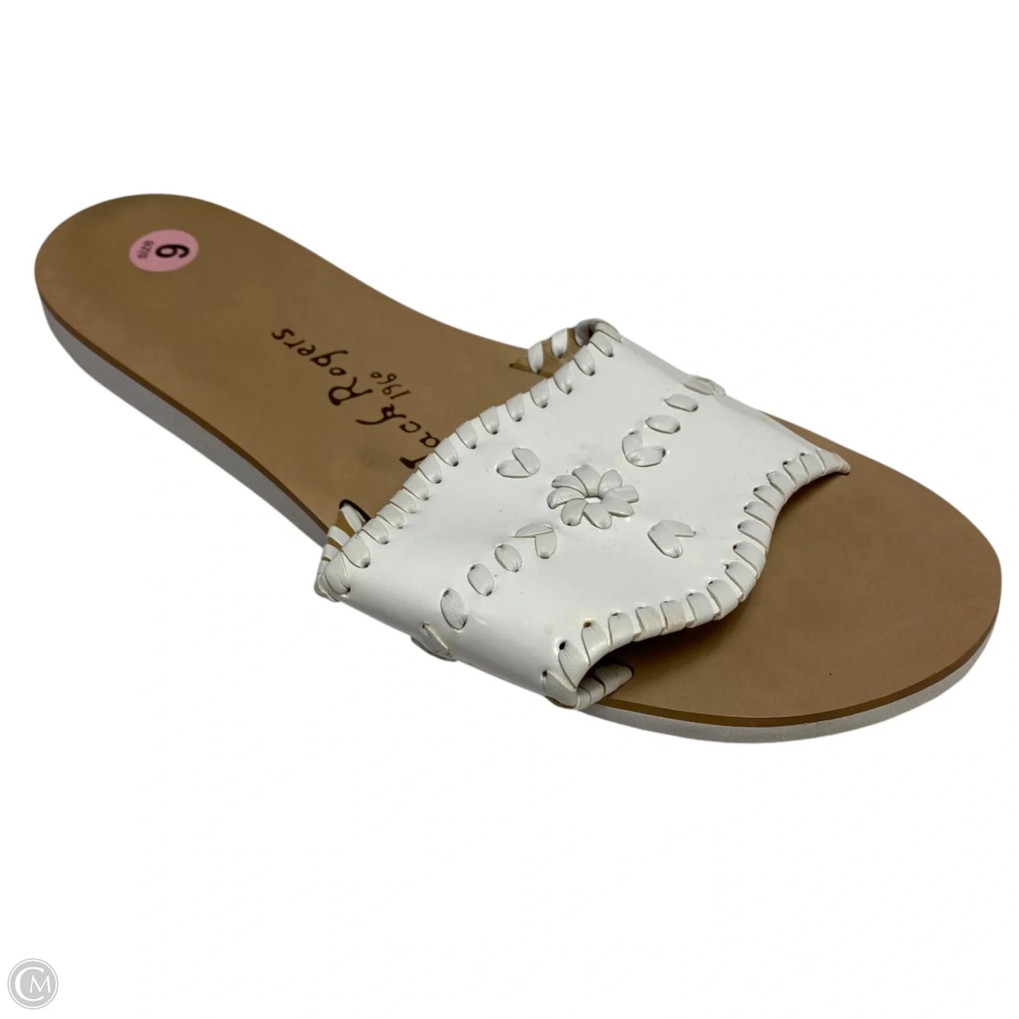 Sandals Designer By Jack Rogers In White, Size: 9