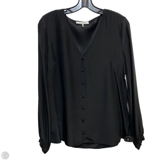 Blouse Designer By Frame In Black, Size: S