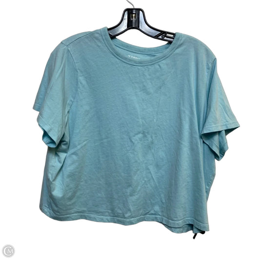 Top Short Sleeve Basic By Old Navy In Blue, Size: Xl