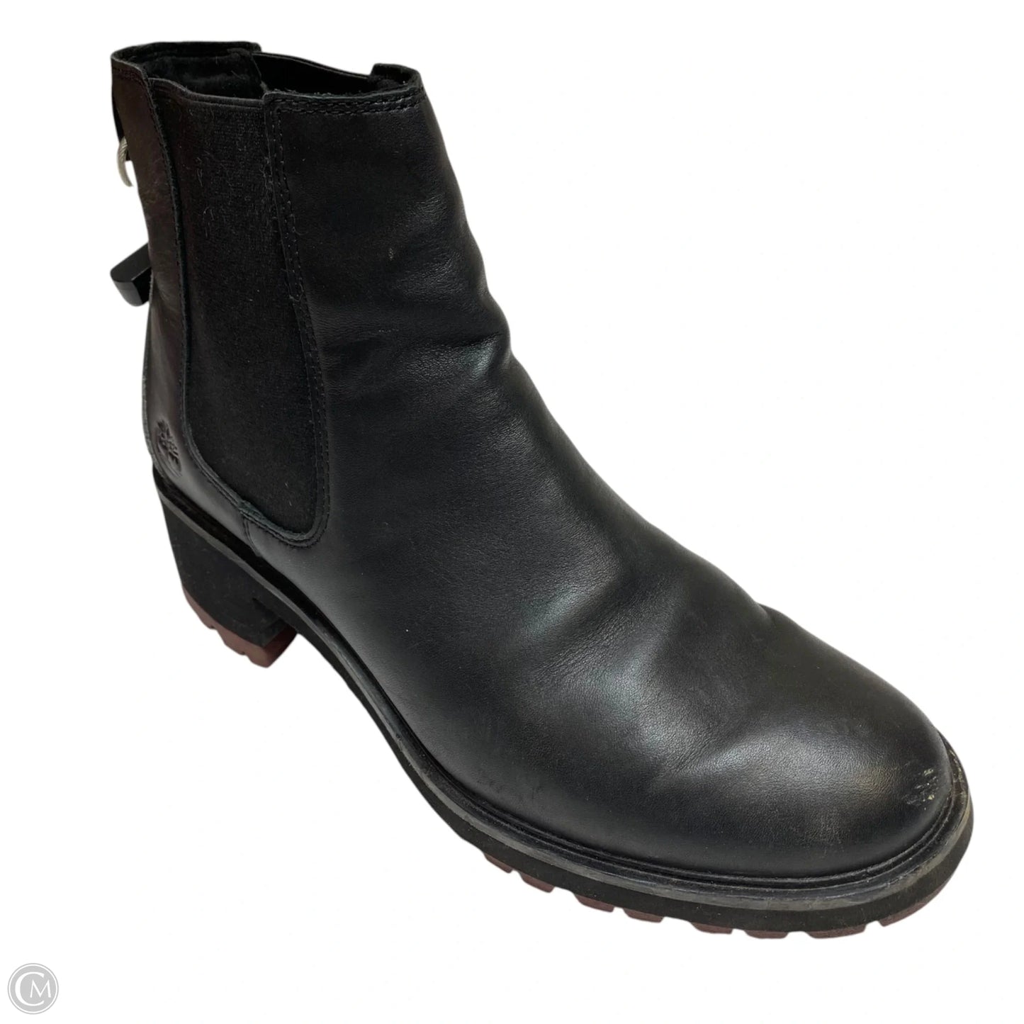 Boots Ankle Heels By Timberland In Black, Size: 11