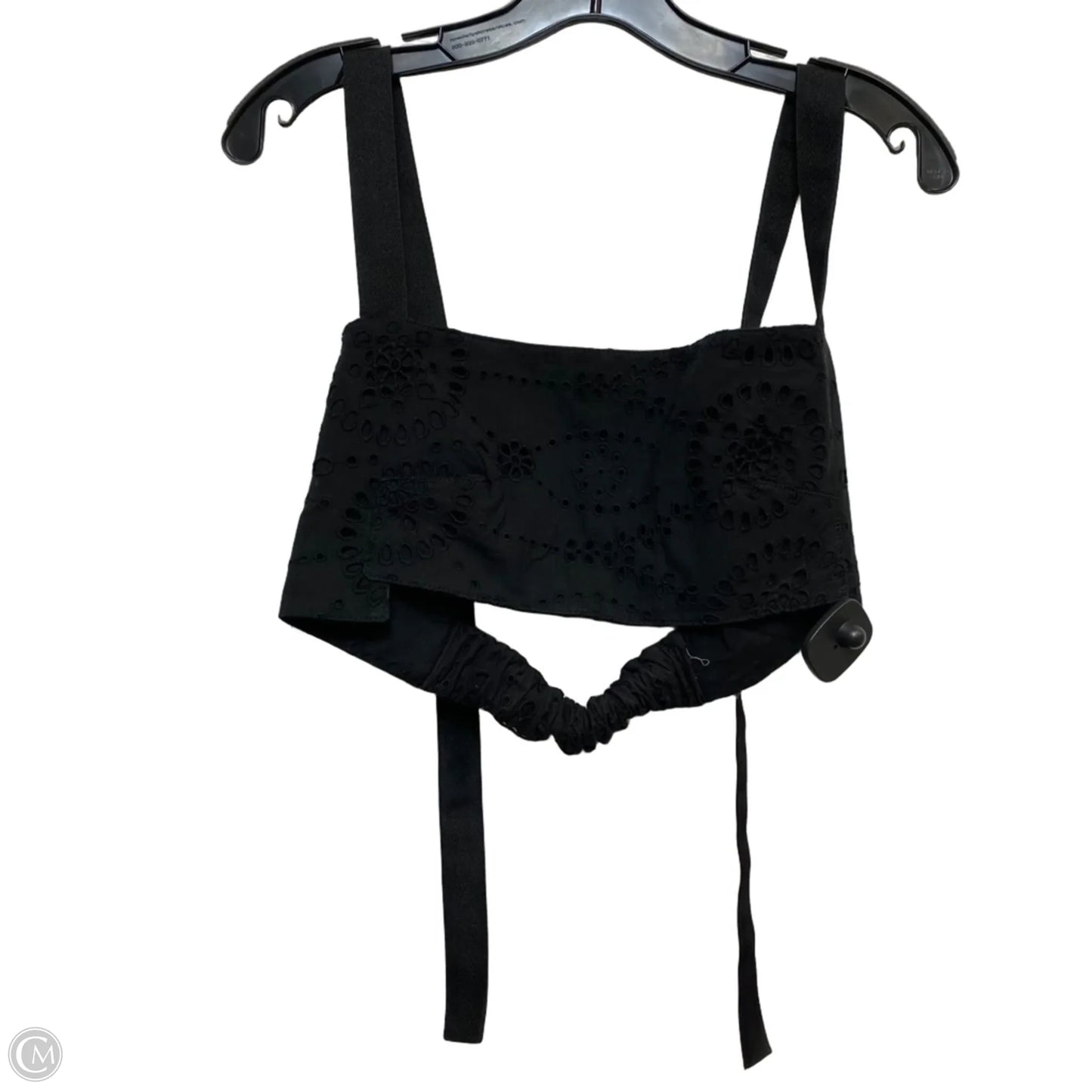 Top Sleeveless By Zara In Black, Size: M