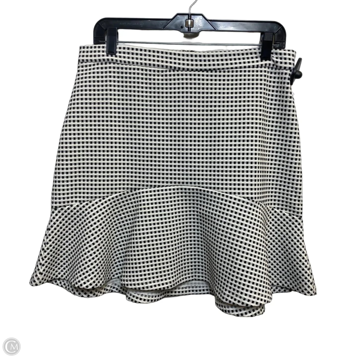 Skirt Mini & Short By Banana Republic In Black & White, Size: M