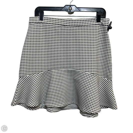 Skirt Mini & Short By Banana Republic In Black & White, Size: M