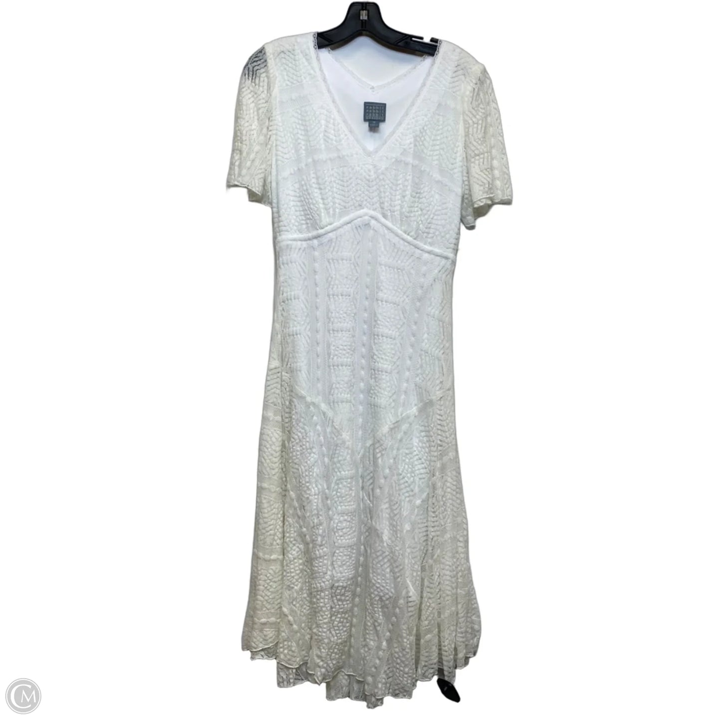 Dress Casual Midi By Clothes Mentor In Cream, Size: M